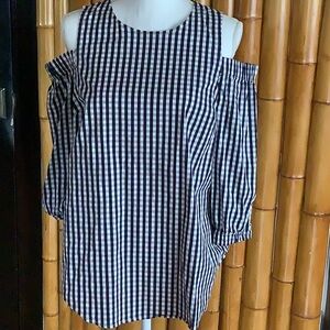 Charter Club Cold Shoulder Blouse Small